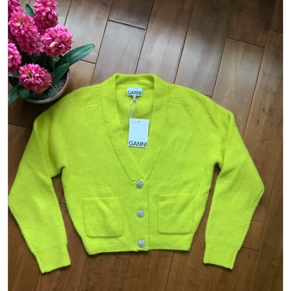 GANNI Wool Cardigan - Picture 4 of 6